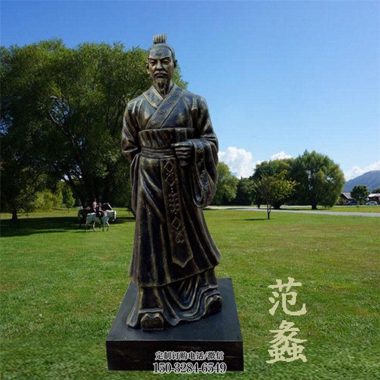 范蠡人物雕塑,古代铸铜名人雕像制作 范蠡人物雕塑,古代铸铜名人雕像制作