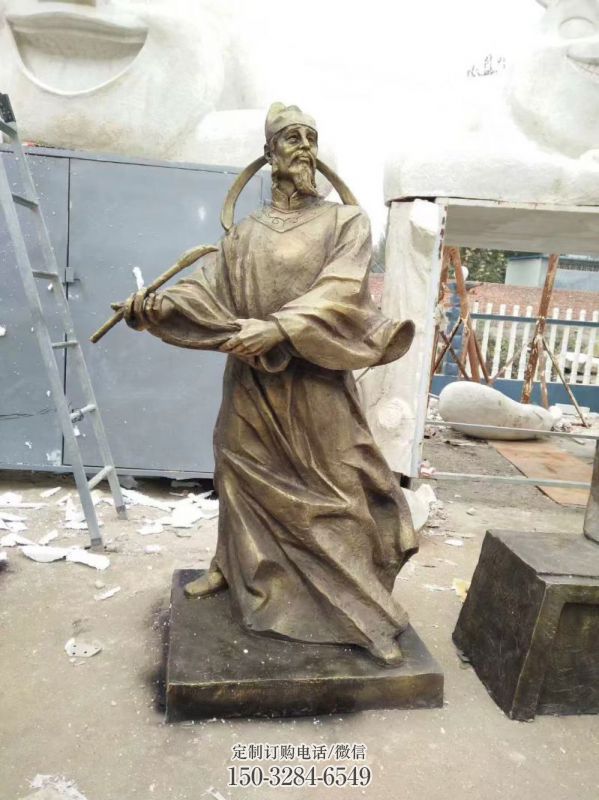 杜甫雕塑,古代雕像,铸铜诗人雕塑 杜甫雕塑,古代雕像,铸铜诗人雕塑